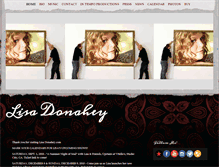 Tablet Screenshot of lisadonahey.com